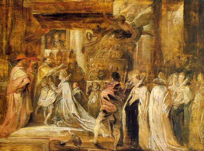 Peter Paul Rubens The Coronation of Marie de Medici oil painting image